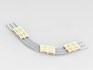 16. Roller rails torsional, arched, modular