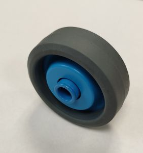 Roller with rubber treadą D 54 mm